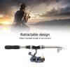 Fishing Pole Kit Carbon Telescopic Portable Durable Lure Rod Set with Fishing Reels Fish Bait for Beginner Professional
