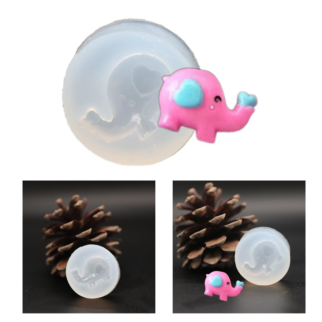 Small 3D Molds Elephant Shaped Silicone Mold DIY Jewelry Making Supplies DIY Craft Moulds Silicone Material for Crafts