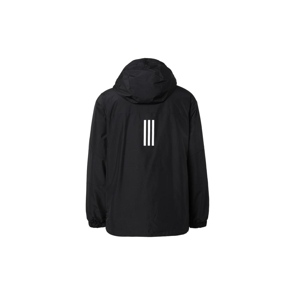 Adidas Down Jackets Men's Black Hooded Moderate IL8916
