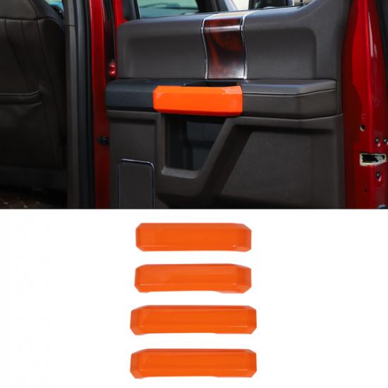 4x Türgriff-Dekor-Abdeckungsset für Ford F150 (ab 2015) – Orange