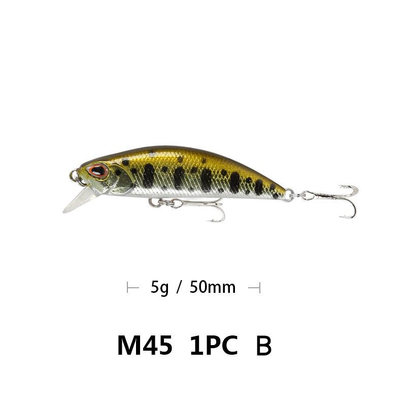 

5.5cm/5g Sinking Multi-color Hard Minnow Lure for Freshwater and Sea Fishing. 5g (5cm)