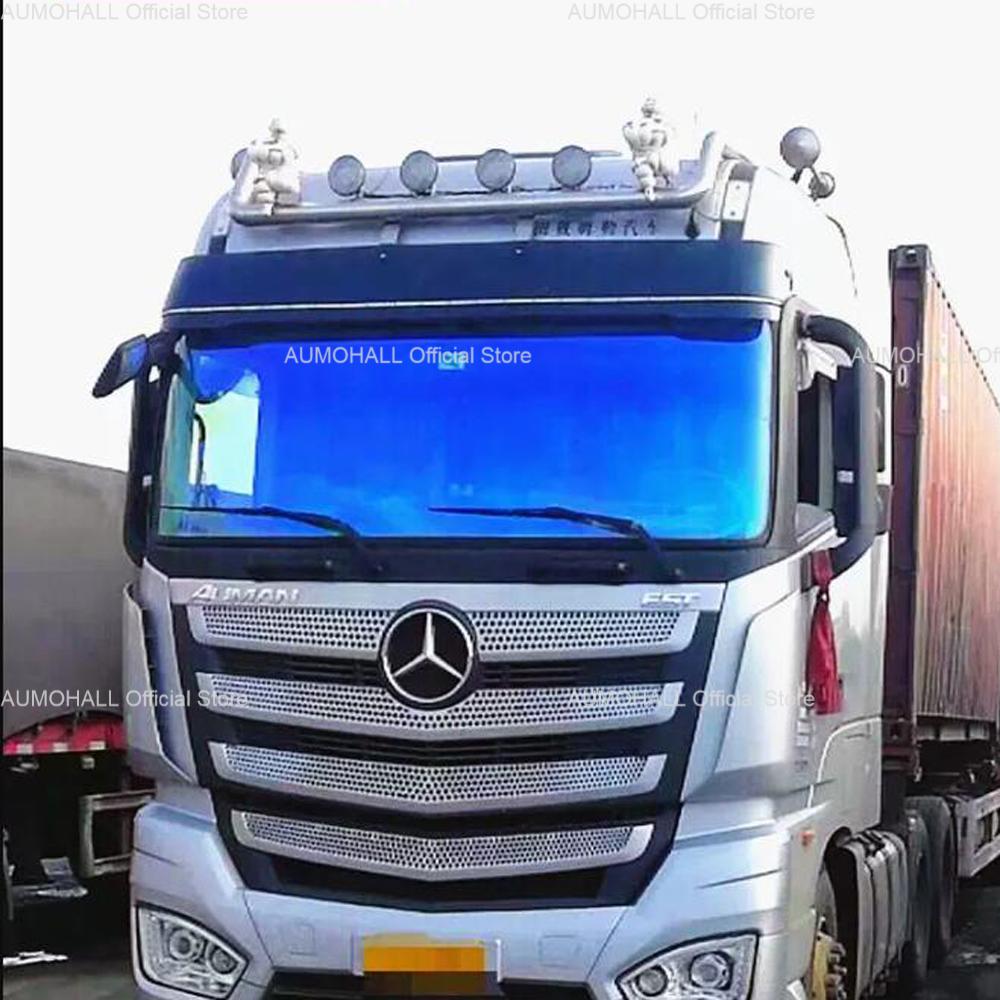 1.52M X 3M Blue Chameleon VLT67% Car Window Tint Windscreen Solar Film Windshield Shades Protection Foils, Blue Change To Green