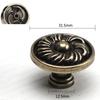 Vintage Brass Cabinet Knobs Zinc Alloy Drawer Pulls Antique Cupboard Handles For Kitchen Dresser Furniture Hardware