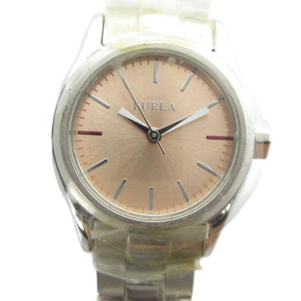 Used Furla FURLA 4253101517-44750 Watch Quartz Logo Silver Color GY18 /MQ