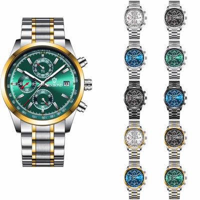 Men's Waterproof Luminous Running Alarm Clock Watch