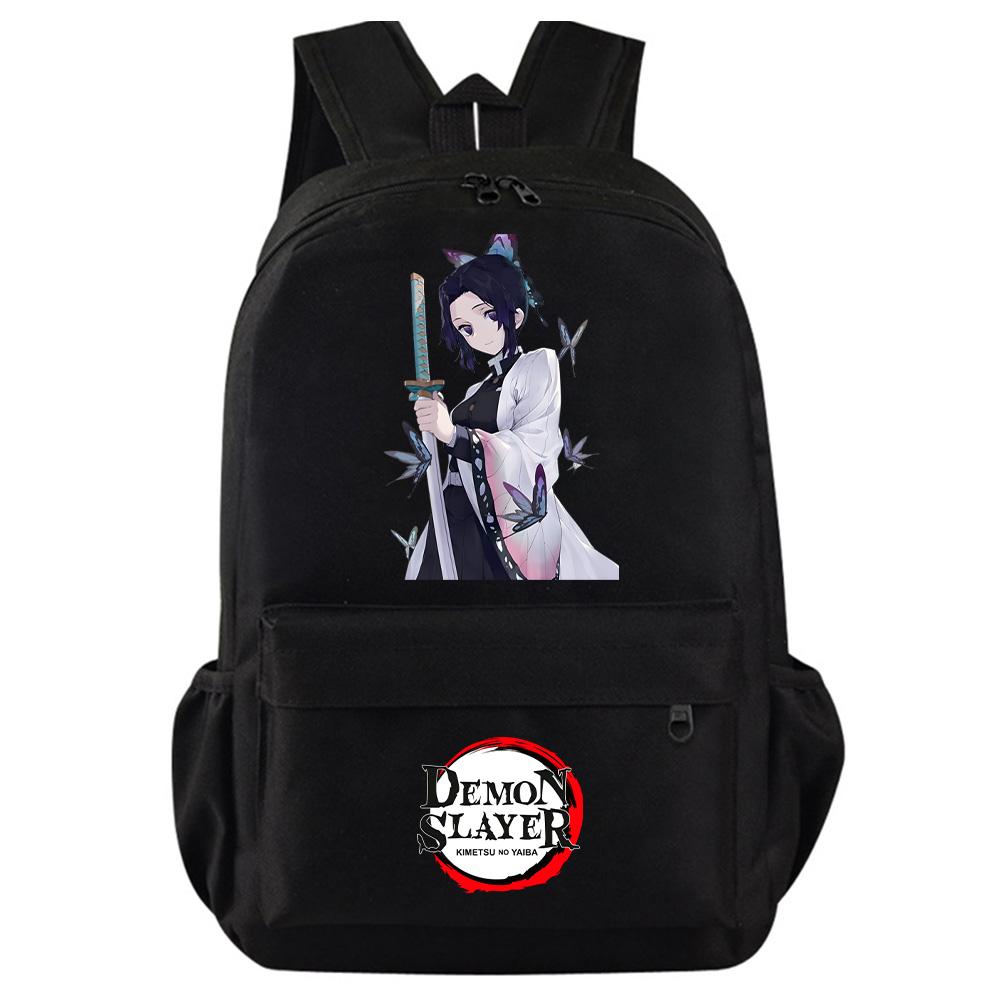Anime Κινούμενο Σχέδιο Demon Slayer Εκτυπωμένο Σακίδιο Πλάτης Φοιτητική Πολύχρωμη Σχολική Τσάντα Μεγάλης Χωρητικότητας Αδιάβροχη Ταξιδιωτική Τσάντα Mochila Δώρο