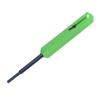 LC Fiber Optic Cleaning Pen 1 Click Optical Fiber End Cleaner Non Static Resin 1.25mm Green