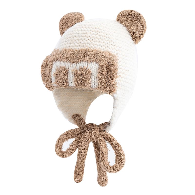 New Women Cute Cat Ear Winter Hat Trendy Streetwear Knitted Hat With Earflap Girls Lovely Female Dandy Cap