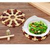 Food Plate Mat, Heat Insulation Mat, Household Bamboo Anti Scald and Heat-resistant Clay Pot Mat, Bowl Mat, Teacup and Plate Mat, Universal Food Mat