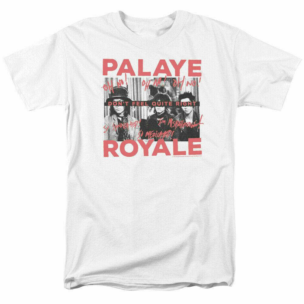 26 Palaye Royale Oh No T Shirt Licensed Rock n Roll Band Music Merchandise White Unisex T-Shirt XL