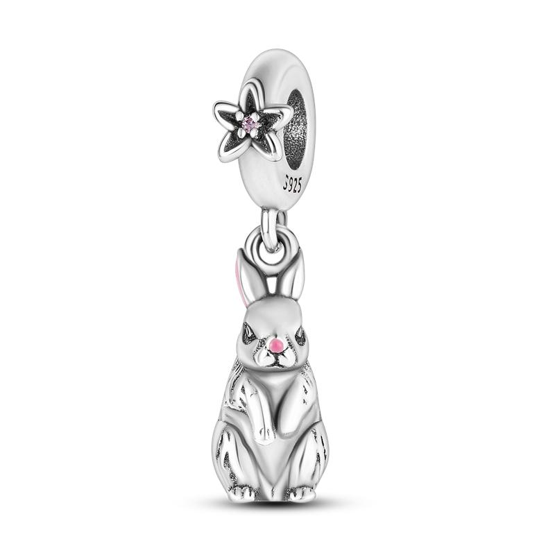 Copper Charm Animals Dog Cat Pets Charms Beads Fit Original Charm Bracelet Charms Pendant Jewelry Gifts