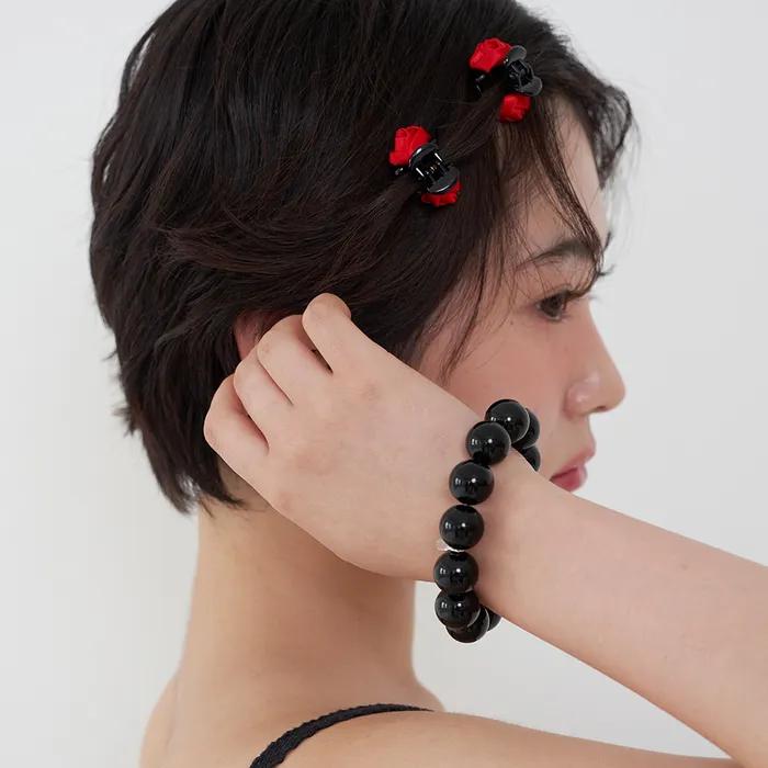 black ball bracelet