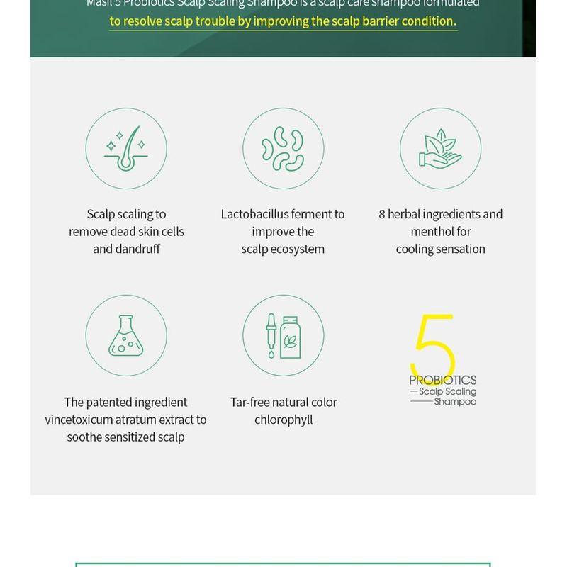 MASIL - 5 Probiotics Scalp Scaling Shampoo Stick Pouch