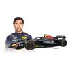 Collectible Miniature Car - Bburago - Red Bull Rb19 - 1/43 - Blue / Red / Yellow - 2023