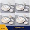 Elegant New Chinese Style Ceramic Tableware Set