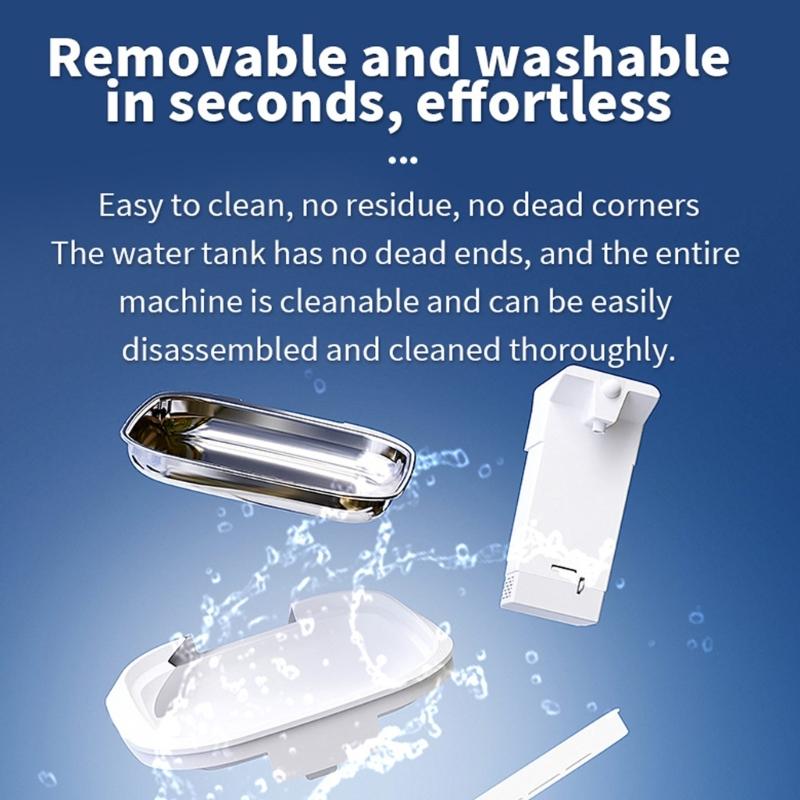 USB Rechargeable Pet Water Fountain 5000mah Battery Large Capacity 4.5L Quiet Operations for Cats Small Dog Watering Use