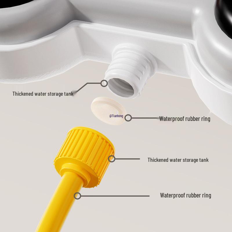 Children's Large Capacity Pull-out Water Gun Backpack for Water Splashing