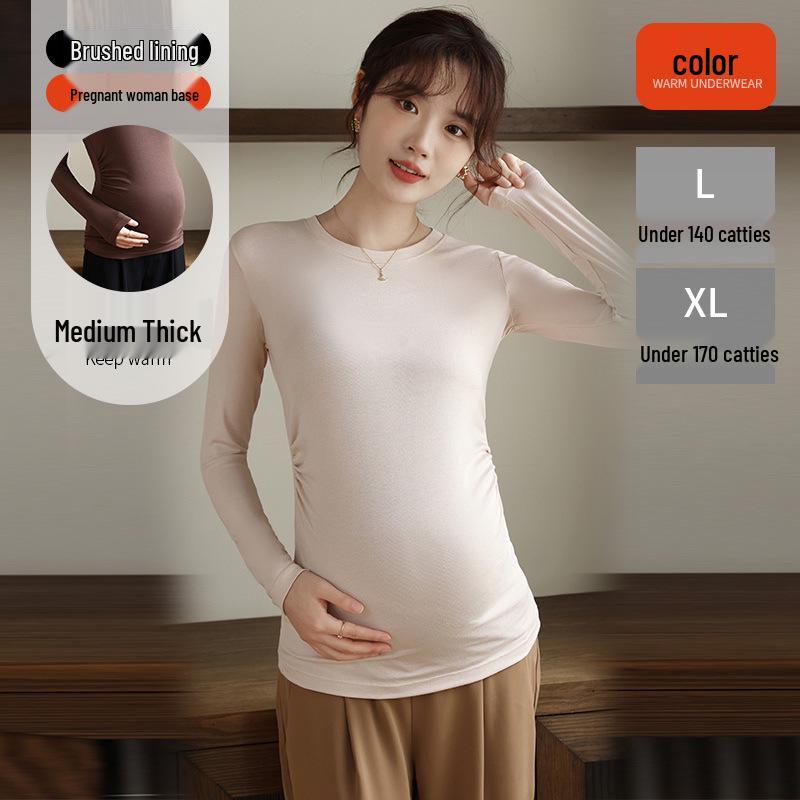 Umstands-Basisshirt – Herbst/Winter Modal-T-Shirt