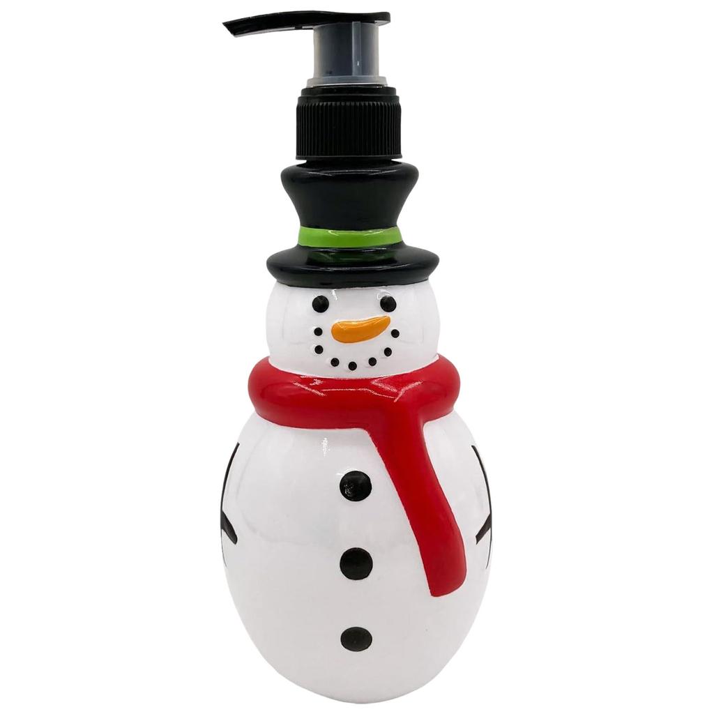 Série Claus Gift - Domácí 350ml Láhev s dávkovačem na ruku - Série Vánoční sněhulák dávkovací láhev