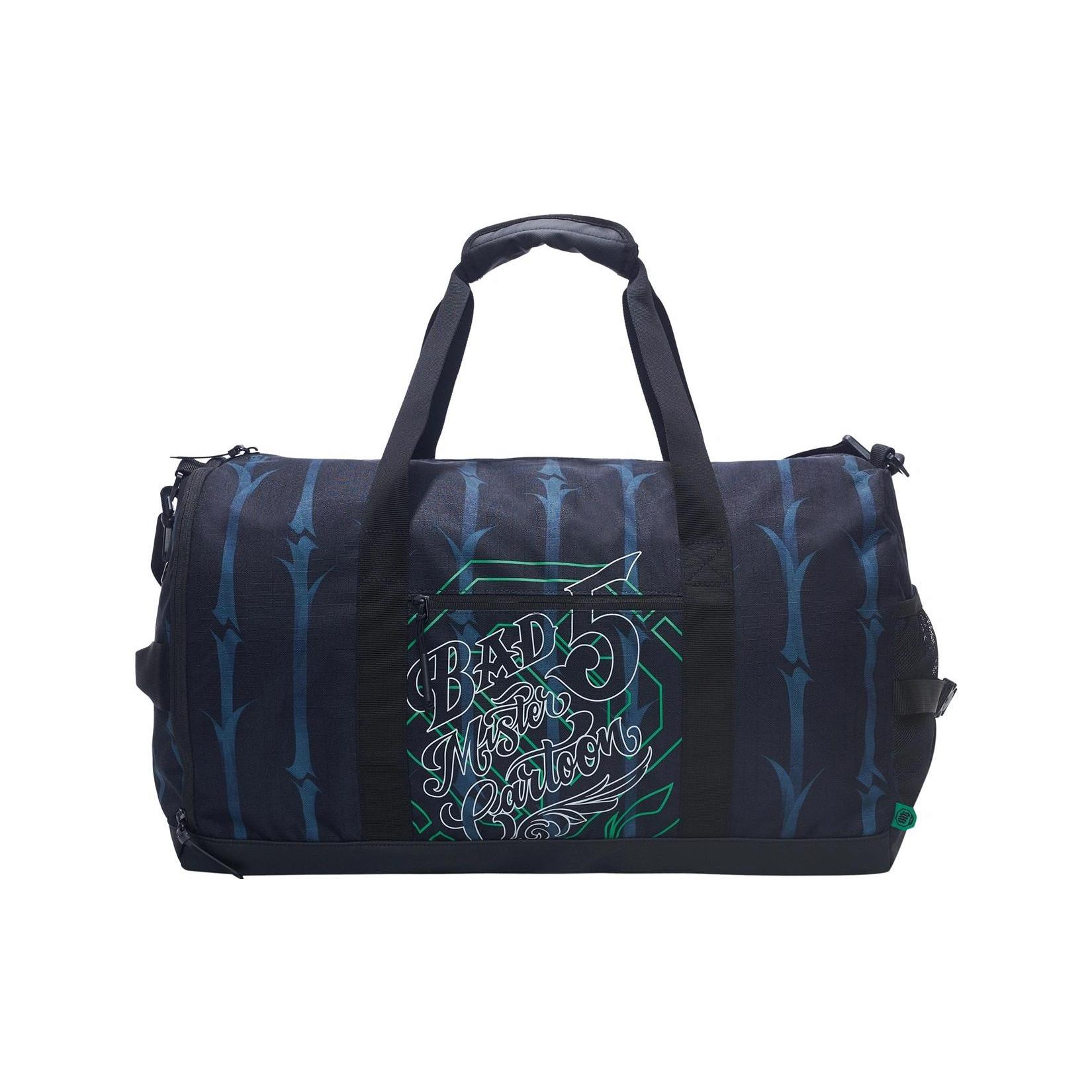 

New LiNing Do Not Enter The River Polyester Portable Gym Bag Large Size Unisex Dark Blue ABLS277-1 55.1*27.4*33.0CM