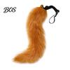 Comfortable Furry Costume Set Plush Fox Cosplay Mask, Fluffy Tail, Costumes Props, Fuzzy Tail Mask for Party Anime Convention And Role Play