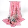 Silk Scarf Mulberry Silk Scarf Long Design Quality Female Spring And Autumn Scarf All-Match Fashion Women Satin Pink Shawl
