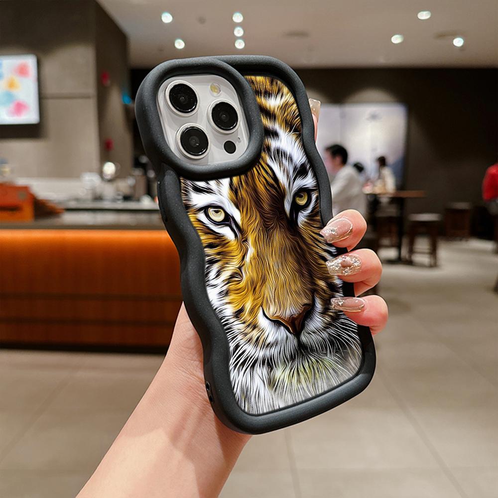Ae99 Tigers Lion Love Design Art Protective Phone Cases for Samsung S23 S24 Ultra A15 A55 A14 A13 A25 A54 A51 A04s S20 FE Big Wave TPU Back Cover