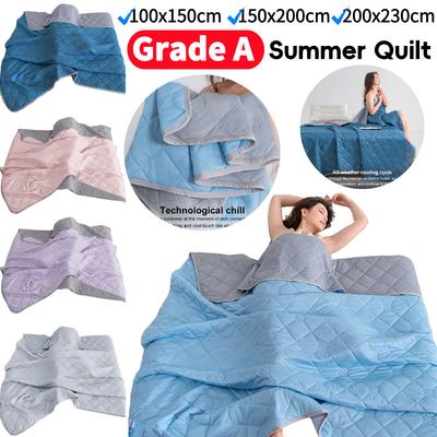 Summer Thin Quilted Quilt Cooling Comforter Grade A Soft Air Conditioning Quilt Single and Double Machine Wash Cooling Blankets