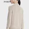 PORTS Women's Knitted Long-Sleeve Turtleneck Sweater LD9K456KKW004