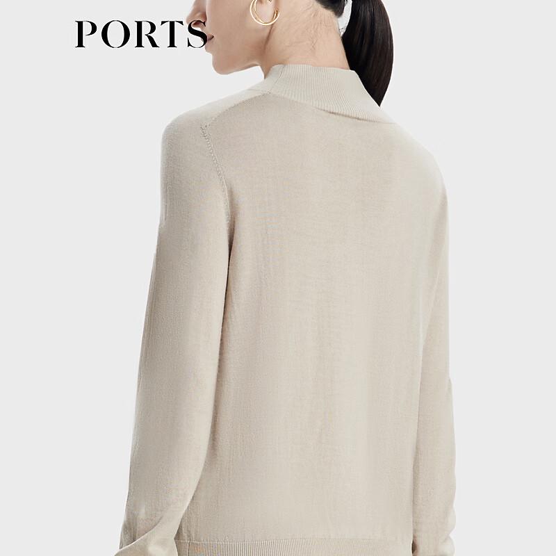 PORTS Women's Knitted Long-Sleeve Turtleneck Sweater LD9K456KKW004