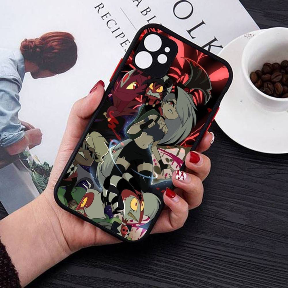 

Hazbin Anime Hotel Phone Case For IPhone 16 15 14 Plus 15 13 12 11 Pro Max X XS MAX Matte Cover iphone 11