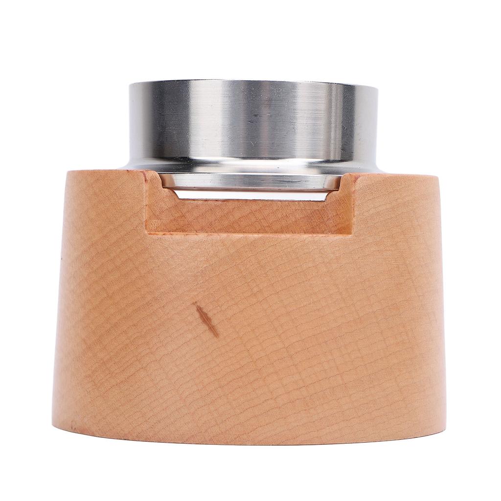 Kaffeekapsel Nachfüllset mit 50 Stück Aluminiumfolienversiegelungen Deckeln Löffel Bürste Ringklemme Massivholz