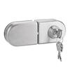 Glass Door  , Stainless Steel Lock with Keys for 10 To 12mm Frameless Glass Easy Installation Home Hotel Bathroom Use