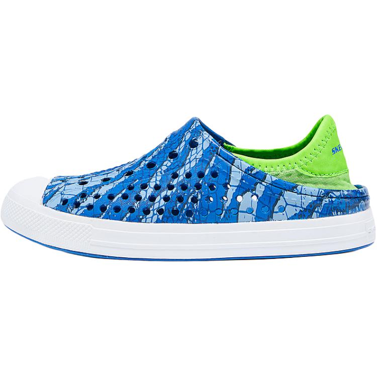 Skechers Foamies Boys Comfortable Versatile Durable Breathable Low Top Kids Sandals Kids sandals Blue 406608L-BLLM 35