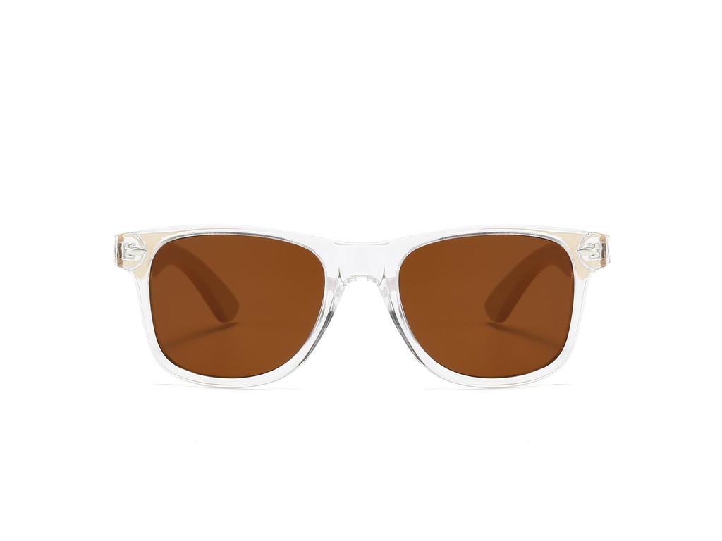 Polarized Retro Bamboo Sunglasses for Men and Women - Fashionable European & American Style