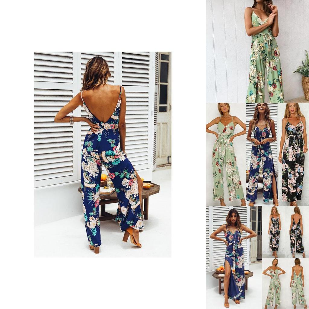 Premium Quality New Women's Floral Playsuit Bodycon Party Jumpsuit And Romper Trousers For Effortless Style