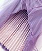 Women's Starry Sky Gradient Pleated Mesh Skirt 2026: Fashionable Slimming Long Skirt with Large Hem