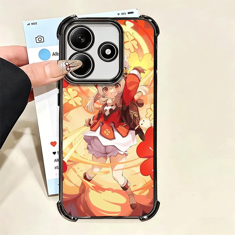 Genshin Impact Klee Plating Phone Case For Xiaomi Poco X5 X6 X7 X8 Pro Max F8 Ultra F7 M8 M7 M5S Redmi 15C 15 14C 13C 13 X3 12C