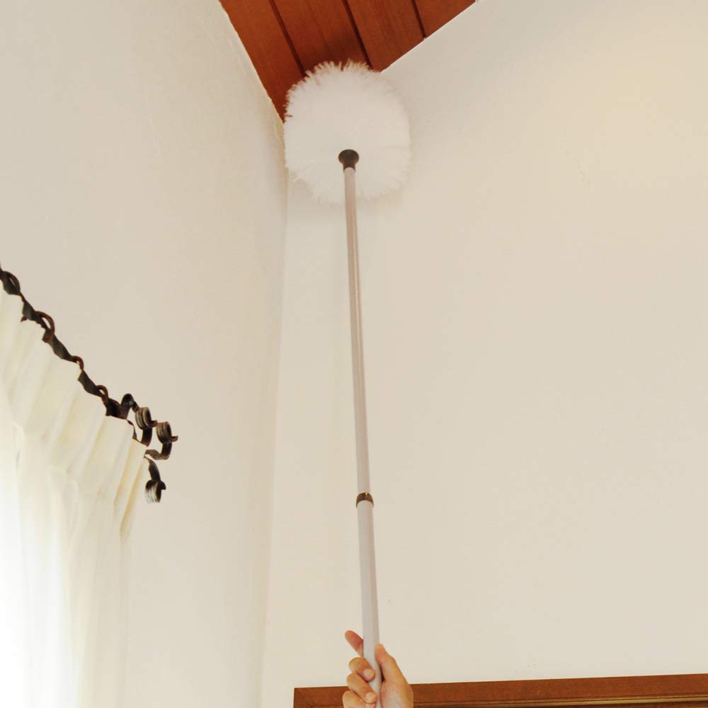 Azuma Electrostatic Ceiling Total Catches Dust On the Ceiling with the Power of Static Duster, Duster, Length Approx. 101.5-151cm, Electricity.