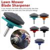 1Pcs Lawn Mower Sharpener Lawnmower Sharpener for Power Hand Drill for Power Hand Drill Knife Sharpening Stone Grindstone