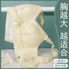 fashion Big breasts show small breasts, summer underwear, thin women's full cup without steel ring bra, large size, double breasts, anti-sagging bra.