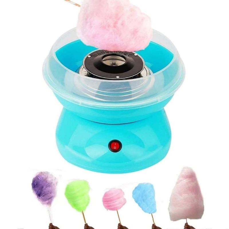 Automatic Cotton Candy Maker Quick Heat Candy Machine Plastic Texture for Family Gatherings and Birthday Celebration