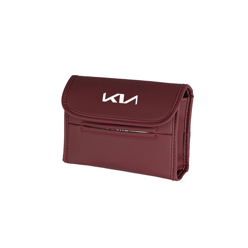 Car Tissue Box Car Seat Back Tissue Hanging Storage Bag For KIA Sportage Ceed Sorento Cerato Optima Picanto Rio Soul K5 K3 K2 K4 BV3