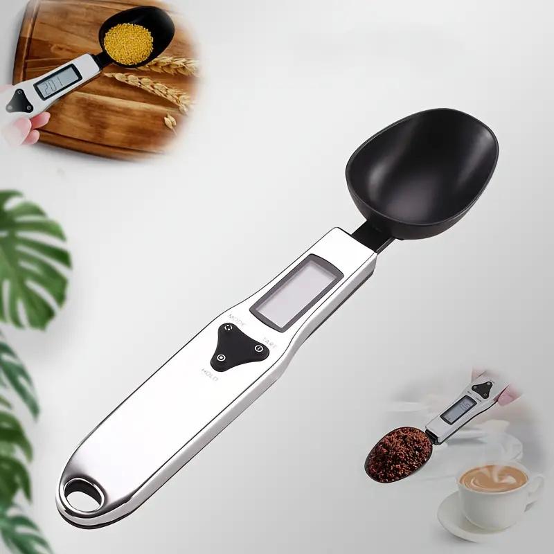 1PC Bilancia Digitale a Cucchiaio Acciaio Inossidabile Commutabile ad Alta Precisione Misurino Elettronico da Cucina per Cottura Alimenti