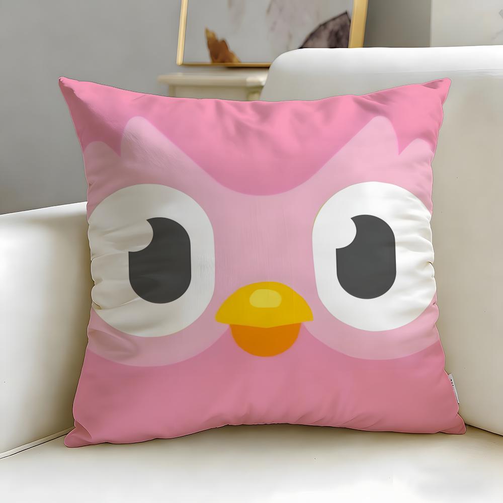Fashion DDuolingoful Cushion Cover Stylish Washable Pillow Cover Ideal for Couch Bedroom Car Decoration