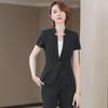 Stilvolle High-End Damen Slim Anzugjacke - Koreanischer Stil, Stehkragen, Ideal für Bürokleidung