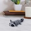 3D Printed Raccoon Ornament Flexible Articulated Raccoon Toy Mini Raccoon in Trash Can for Animal Collectors Kids Gift