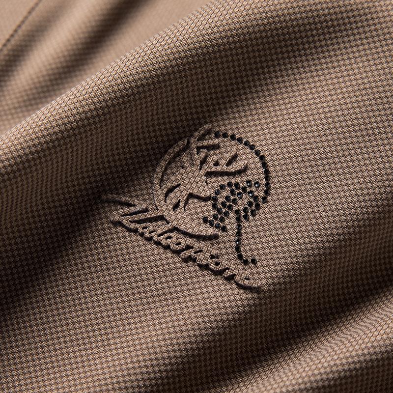 Pánské tričko s krátkým rukávem Ležérní Tenké Klopy Polokošile Léto Nové Středního věku Bezešvé Jednobarevné Top Pánský