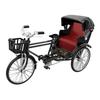 1/12 Scale Metal Tricycle Wheel Toy Collectible Model Scenery Retro Miniature Sculpture for Kids