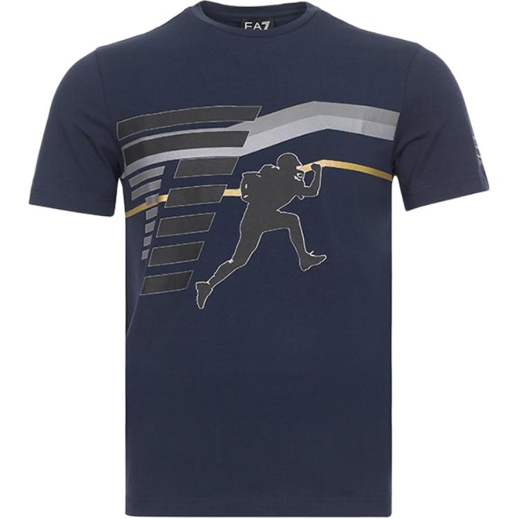 Emporio Armani Cotton Color Block Crew Neck Casual Short Sleeve T-Shirt Men tops 6ZPT35-PJ18Z-1554 S 6160₽